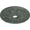 Ekena Millwork Jamie Ceiling Medallion (Canopies up to 3 7/8"), 23 5/8"OD x 3 7/8"ID x 2 1/8"P, Cloud Burst Crackle CM23JACBC - alternate 2
